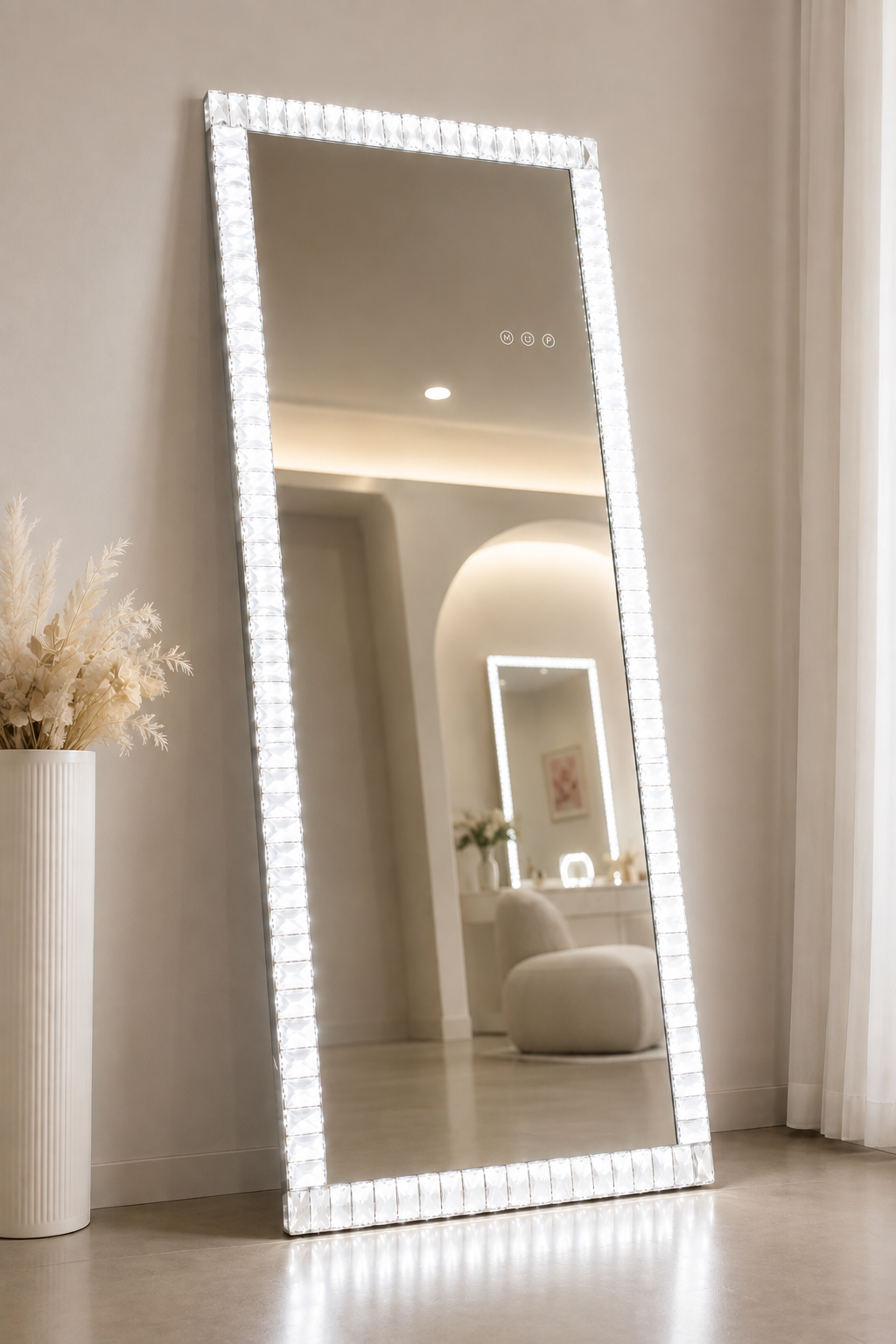 Angel Diamond Floor Mirror
