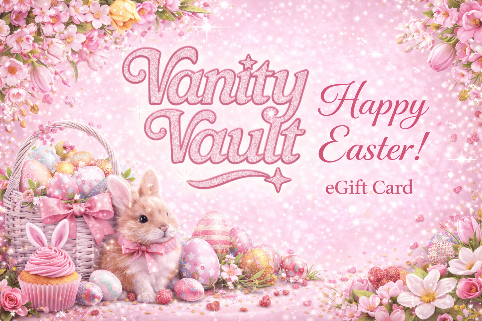 Digital gift card for luxury makeup vanities, Hollywood mirrors, beauty chairs and accessories from Vanity Vault Australia