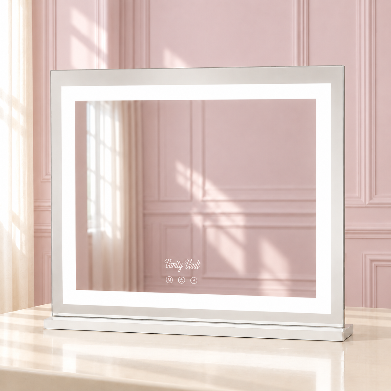 The Mini Nova in a soft blush pink setting