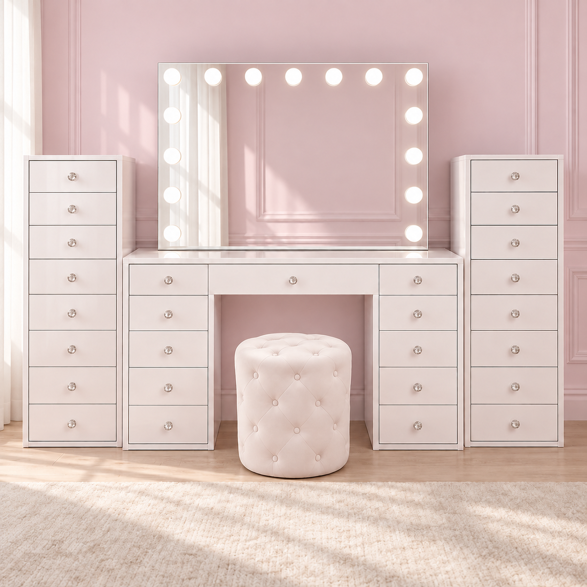 The Hollywood Luxe Collection vanity package